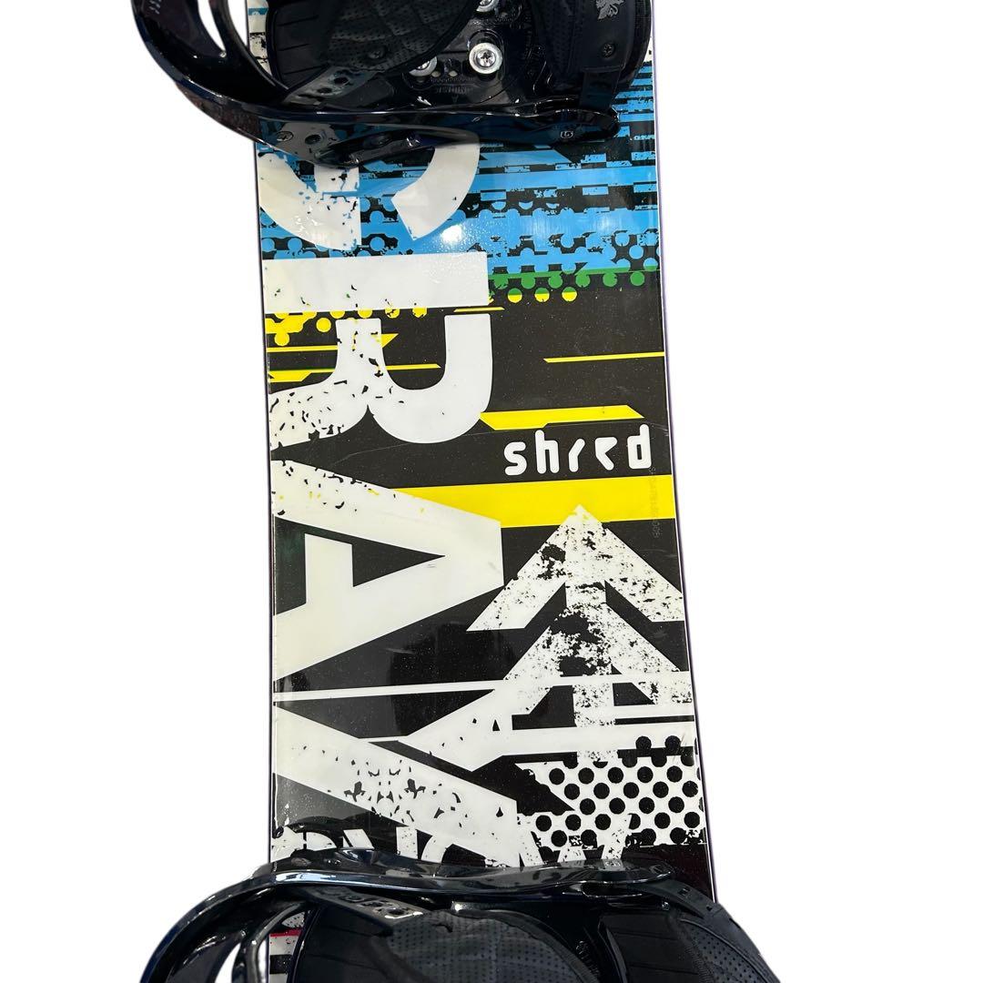 3点セット GRAY SHRED Burton スノーボード　ビンディング