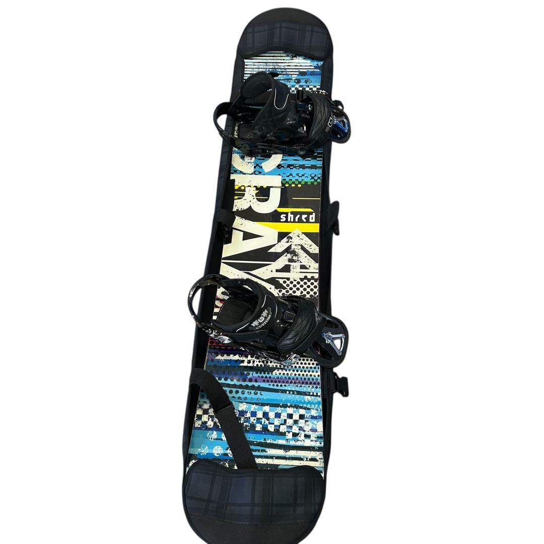 3点セット GRAY SHRED Burton スノーボード　ビンディング