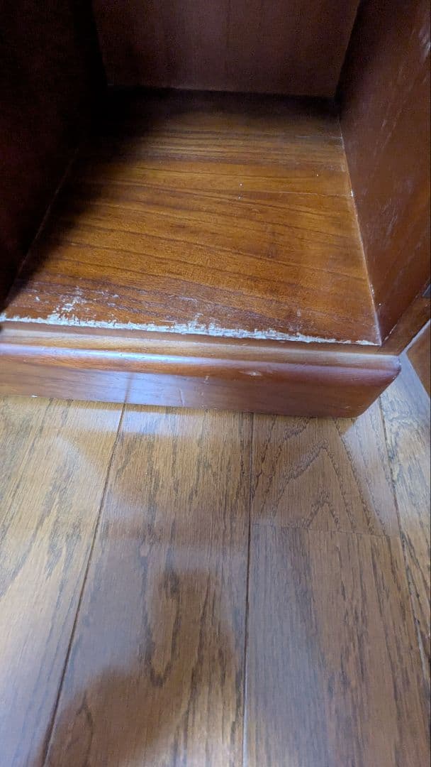 【最終値下げ】キャスター付き木製チェスト　電話台