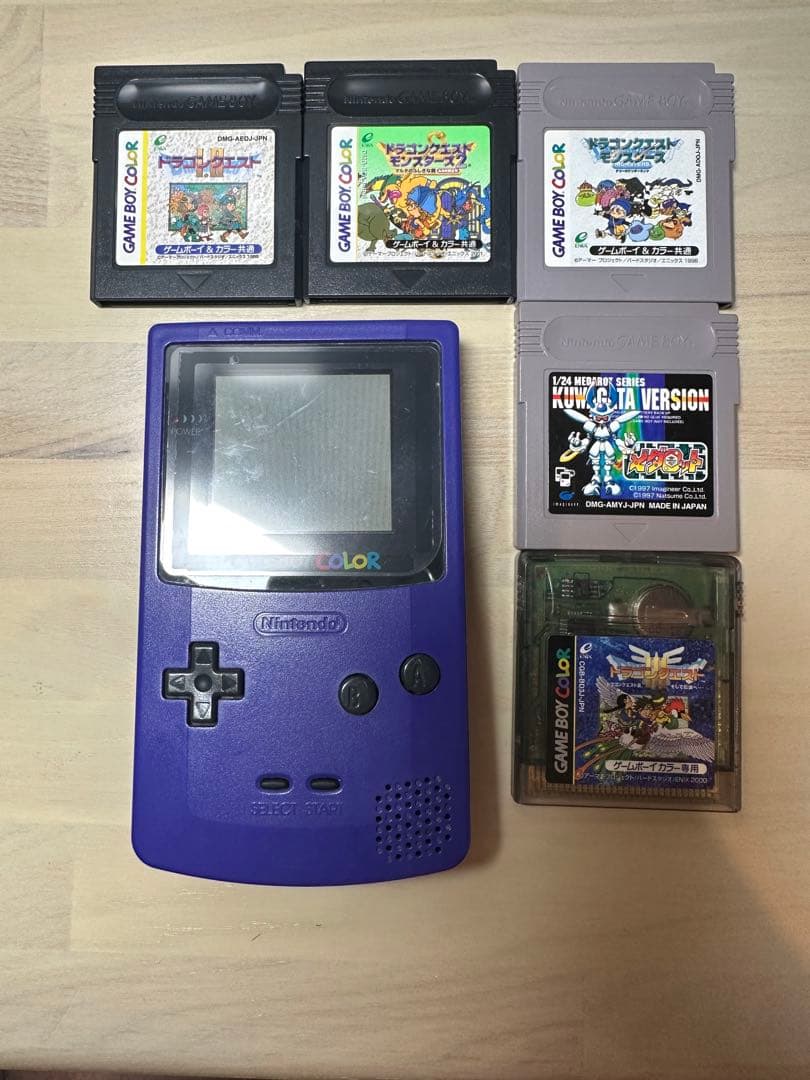 ゲームボーイカラー　通信ケーブル　携帯バッテリー　ジャンク