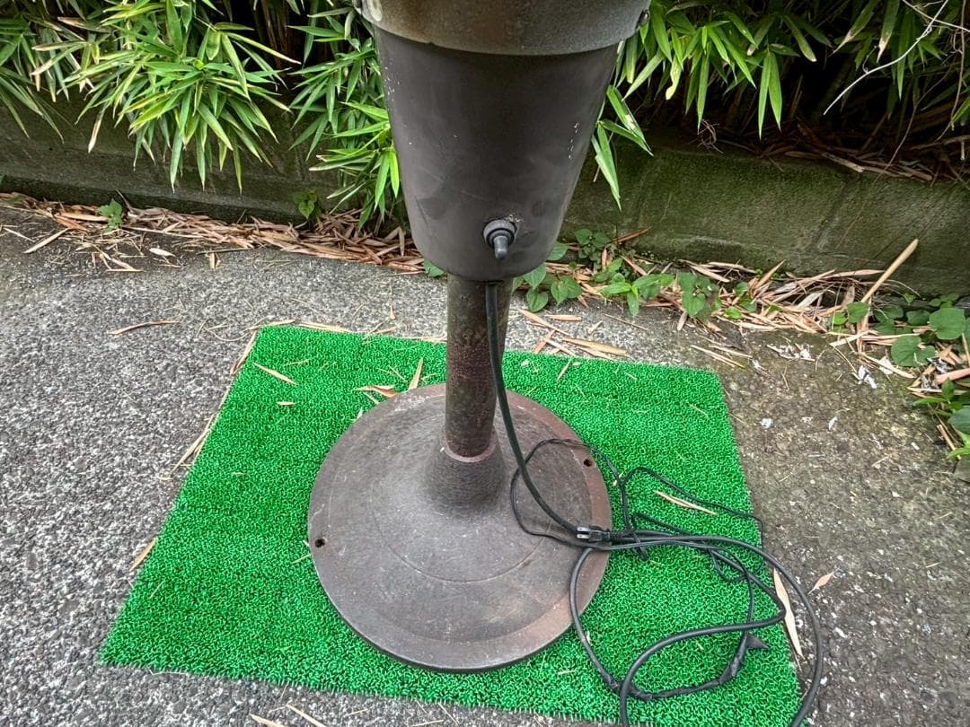 動作品　昭和レトロ　床屋　サインポール　回転灯　ヴィンテージ　オブジェ