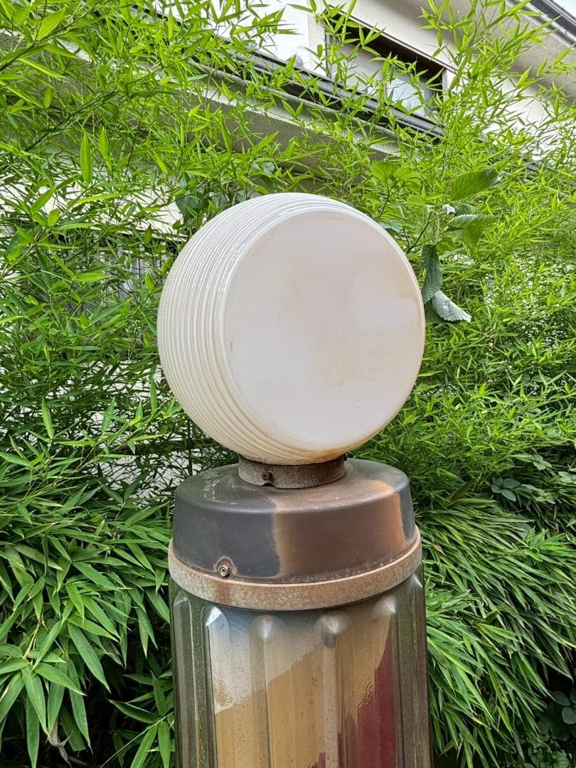 動作品　昭和レトロ　床屋　サインポール　回転灯　ヴィンテージ　オブジェ