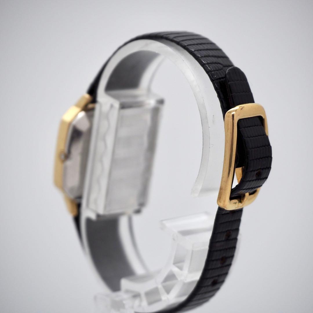 専用181 稼働【美品】OMEGA時計　DeVille ゴールド　スクエア　希少