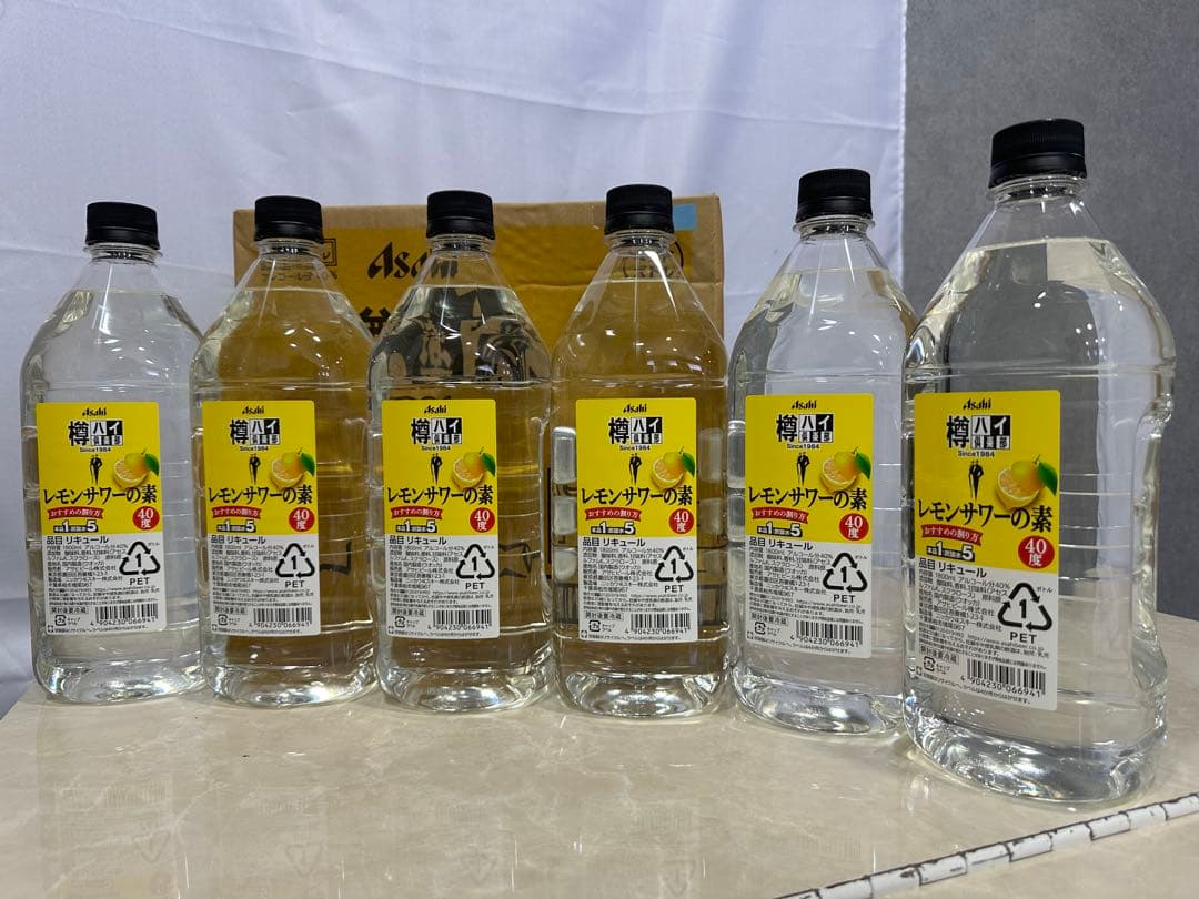 けんさん専用 アサヒ「樽ハイ倶楽部レモンサワ一の素 1800ml」の12本セット