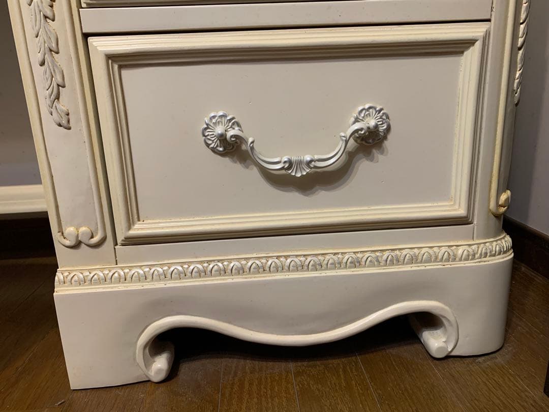 ジェシカ マクリントック 白　家具　デスク　机　輸入アンティーク ホワイト