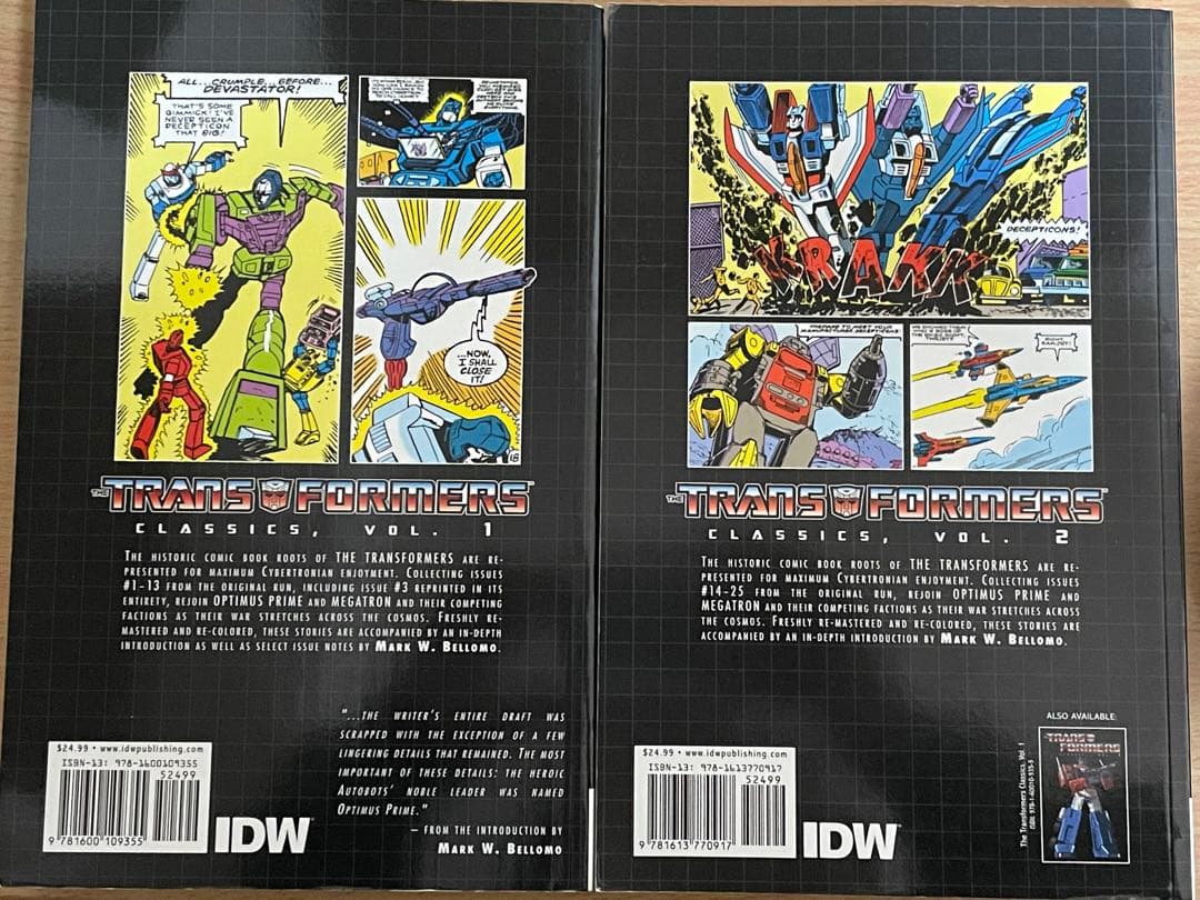 その他 Transformers Classics VOL.1 VOL.2 IDW
