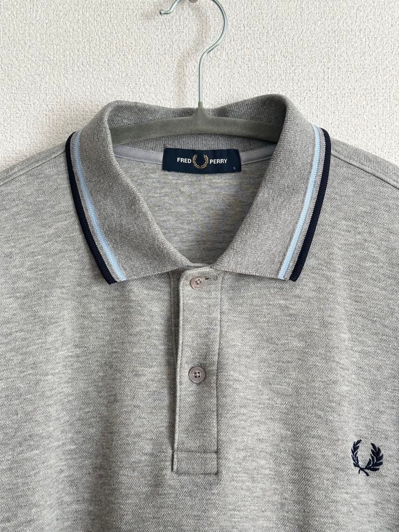 FRED PERRY × BEAMS 別注ロングスリーブツインティップシャツ
