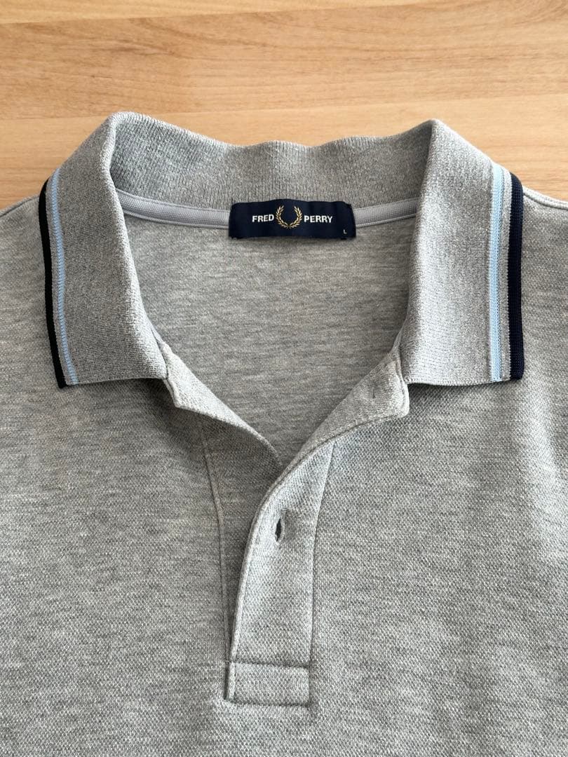 FRED PERRY × BEAMS 別注ロングスリーブツインティップシャツ