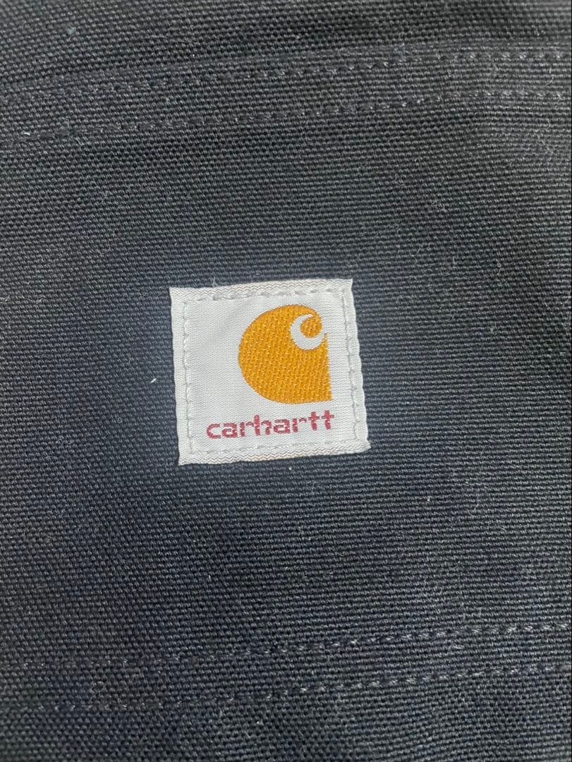 USA製carhartt ダブルニー カーハートダブルニーブラックワンウォッシュ