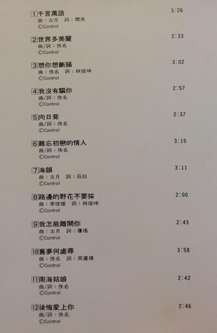 美品全面蒸着版CD－鄧麗君テレサテン・1989年「 Greatest Hits」