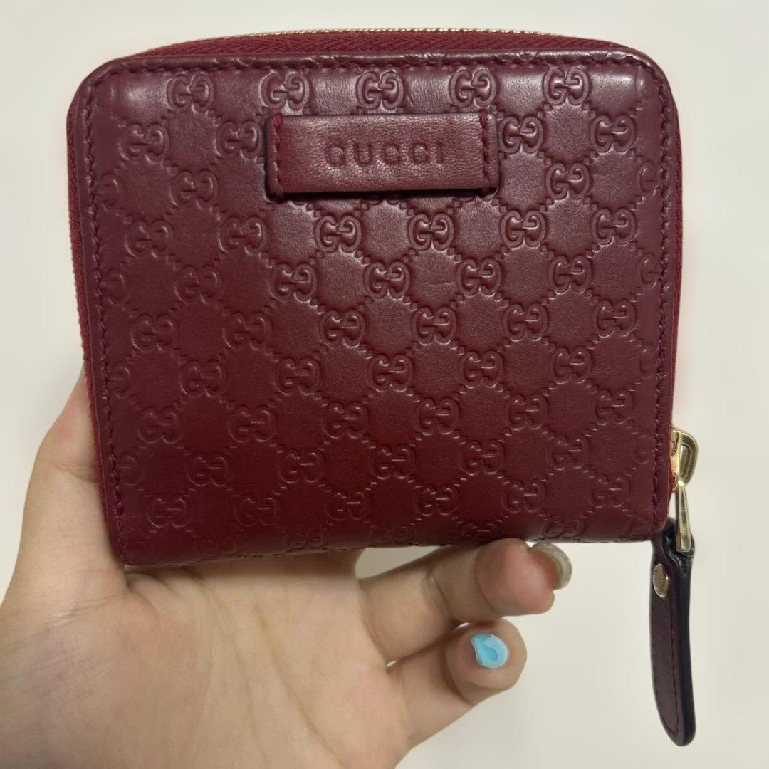 GUCCI 二つ折り財布 レッド