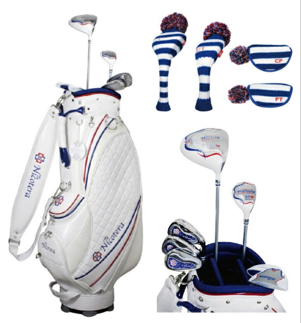 Nicotera ニコテラ レディース ゴルフクラブセット キャディバッグ付