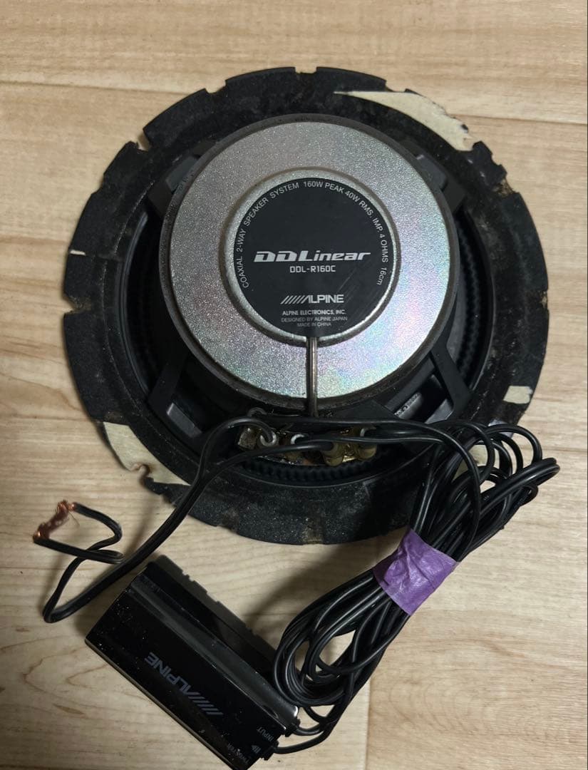 [送料無料]ALPINE DLX-F171S DDL-R160Cスピーカーセット