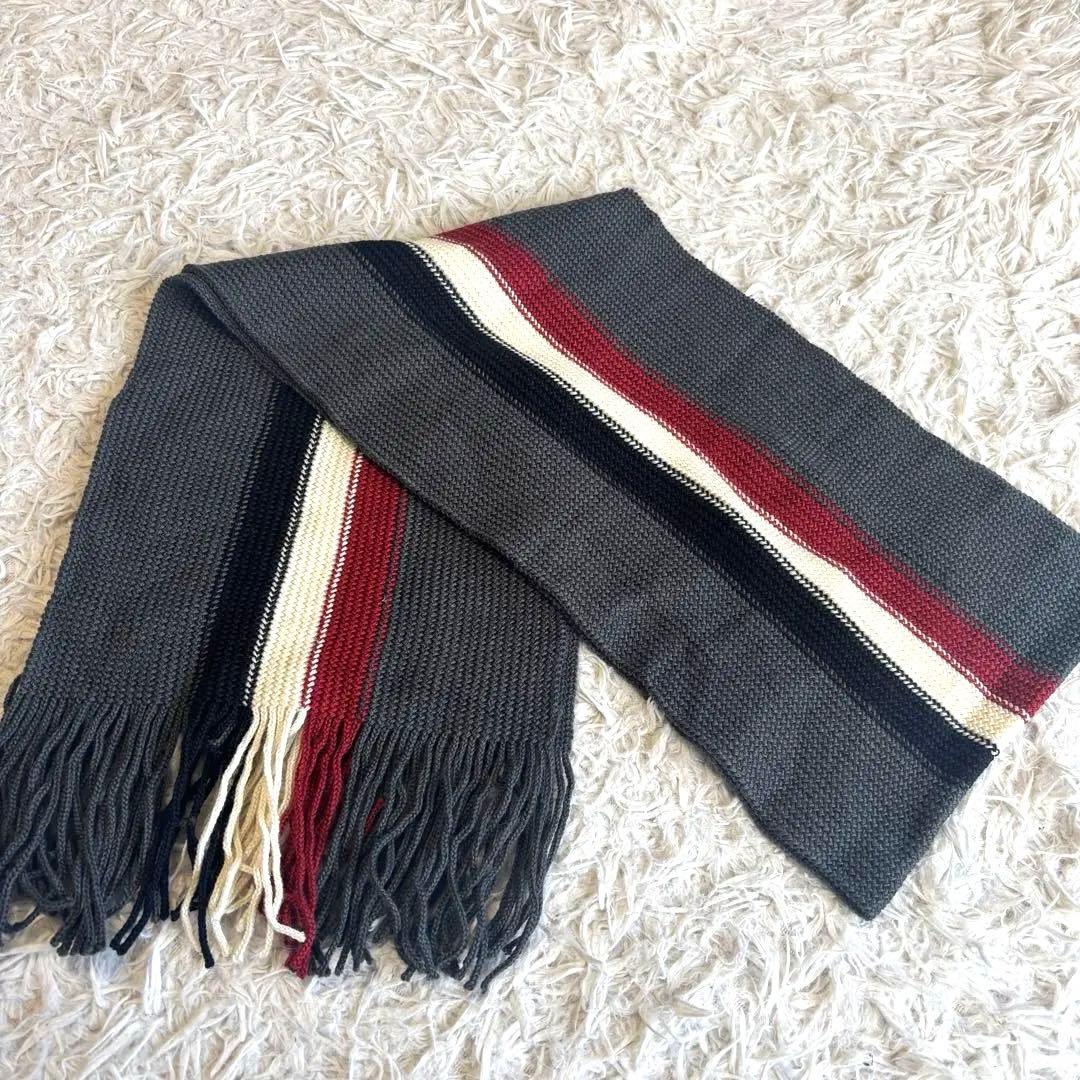 ◎人気モンクレール マフラー ニット帽 収納袋 3点セット グレー系