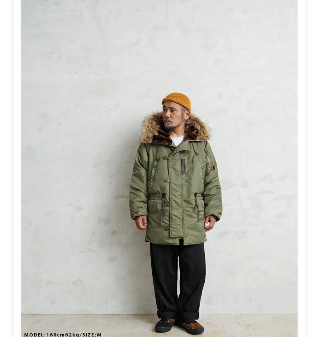 美品着用2.3回　ワイパーインクN-3ジャケット