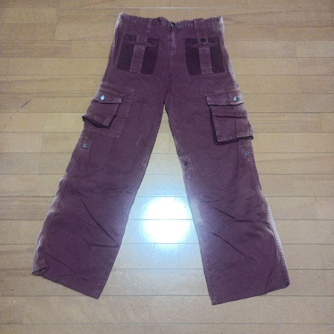 D&G 赤茶色 カーゴパンツ