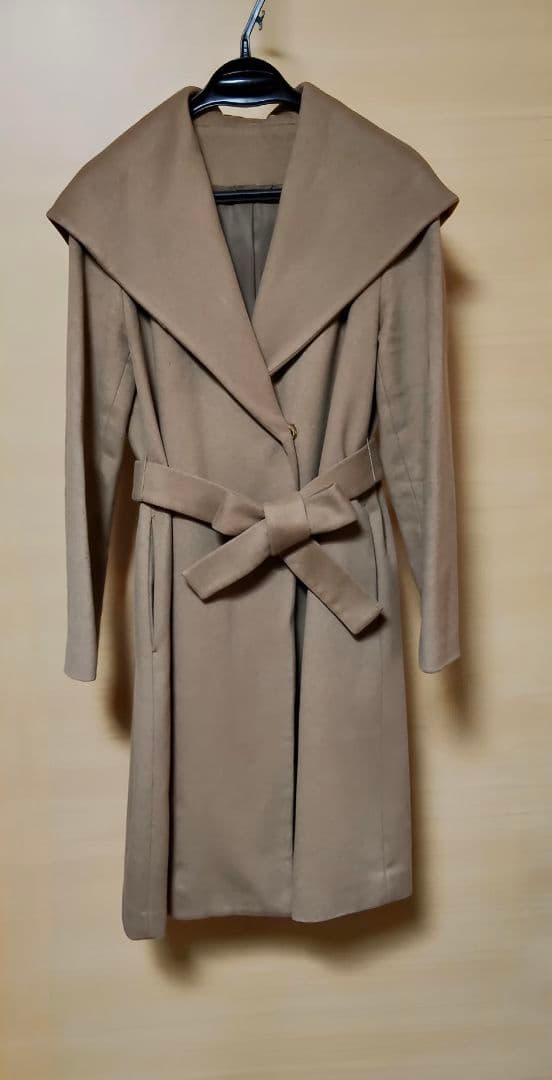 ANAYI ロングコート ピュアカシミア100%　ベージュ 38