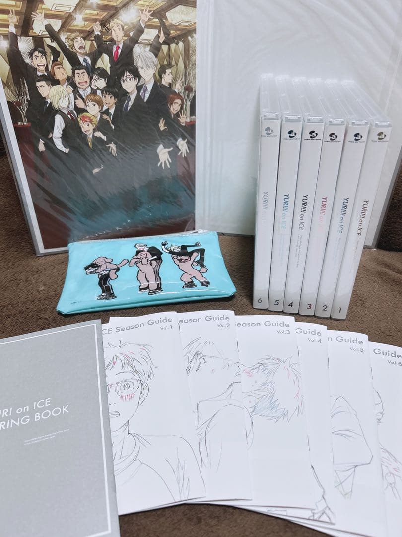 ユーリ!!! on ICE DVD 全6巻 book・グッズセット