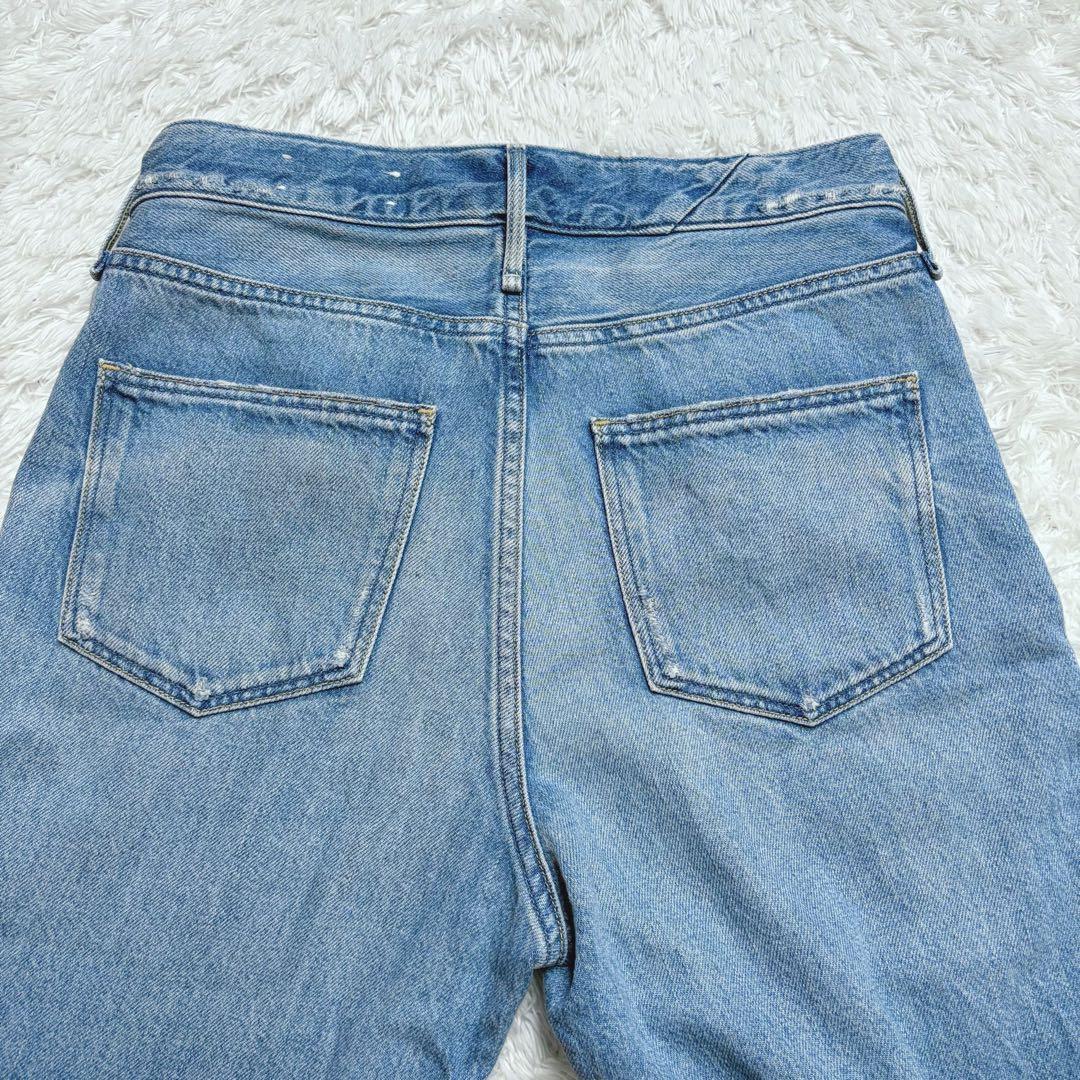 極美品　アッパーハイツ　THE LAUREN デニム　ワイドパンツ　ストレッチ