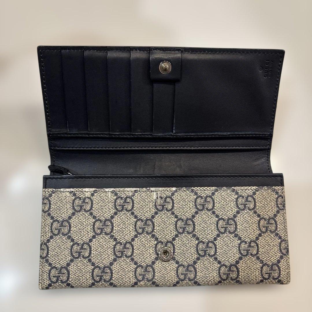 GUCCI グッチ 長財布 財布 GG パターン 送料込み