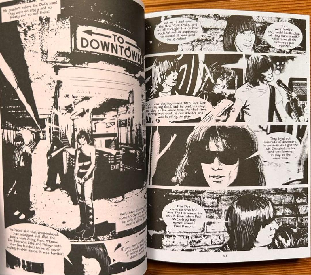 ラモーンズ コミックGabba Gabba Hey! the Ramones