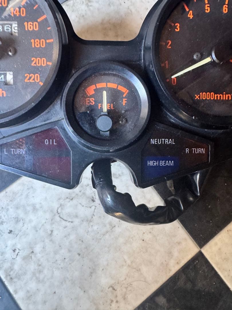 ホンダ純正日本精機cbx400f 550f フルスケールスピードメーター