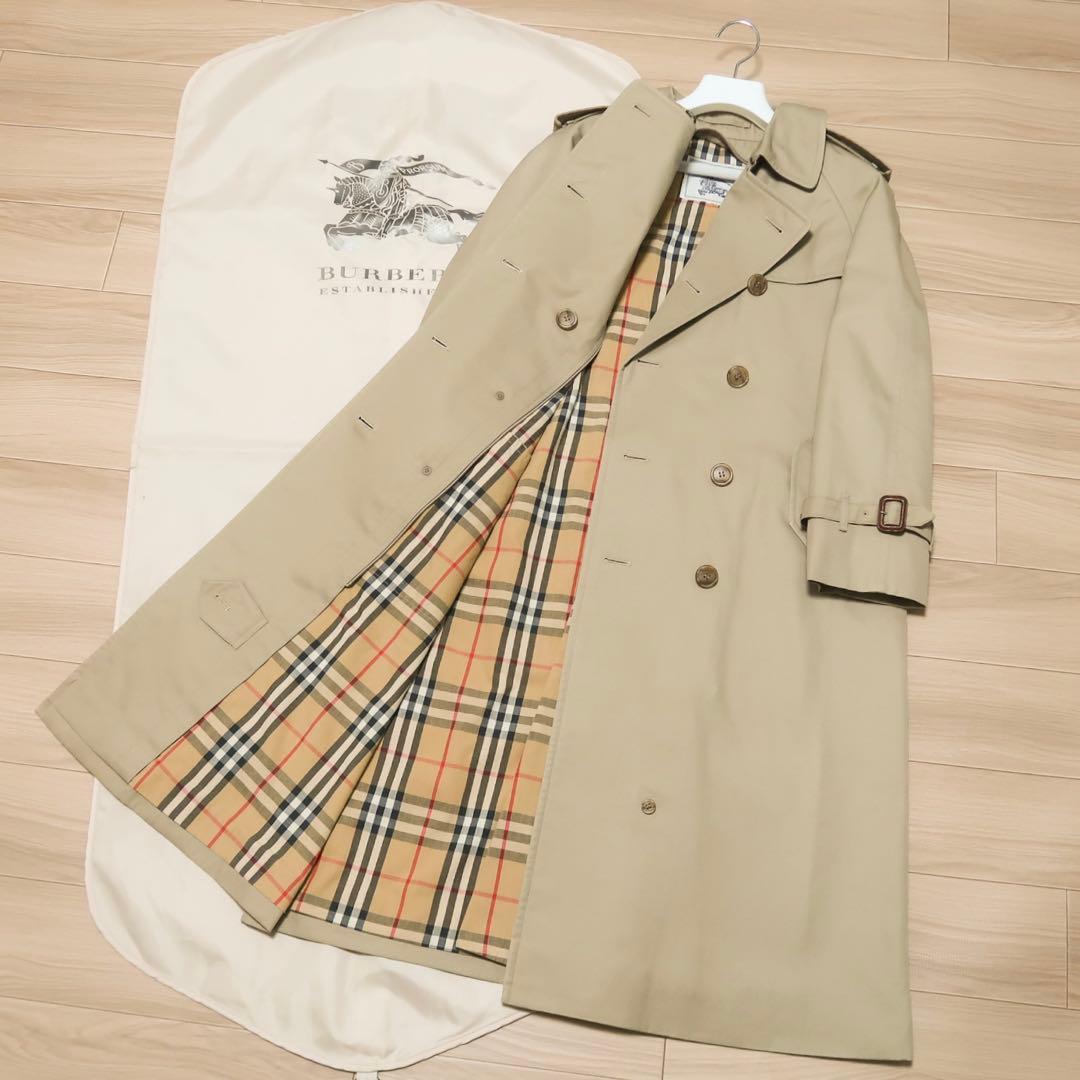 貴重極美品 ビンテージ バーバリー トレンチコート BURBERRY ロング丈