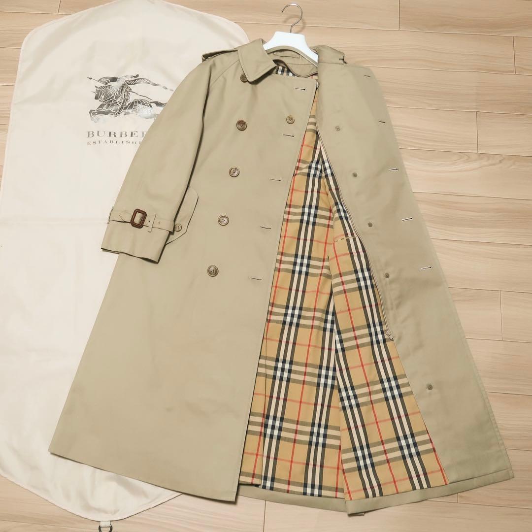 貴重極美品 ビンテージ バーバリー トレンチコート BURBERRY ロング丈