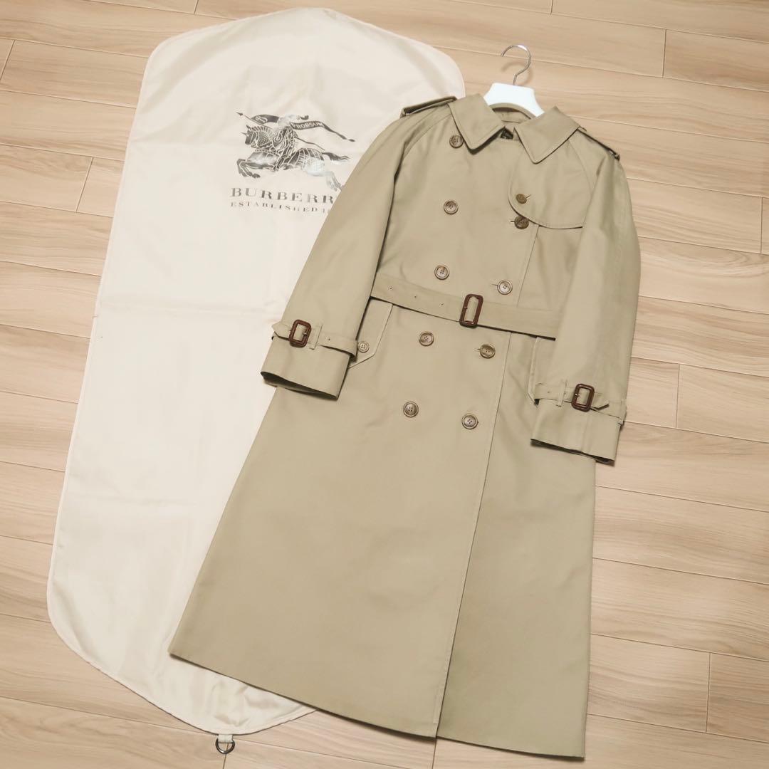 貴重極美品 ビンテージ バーバリー トレンチコート BURBERRY ロング丈