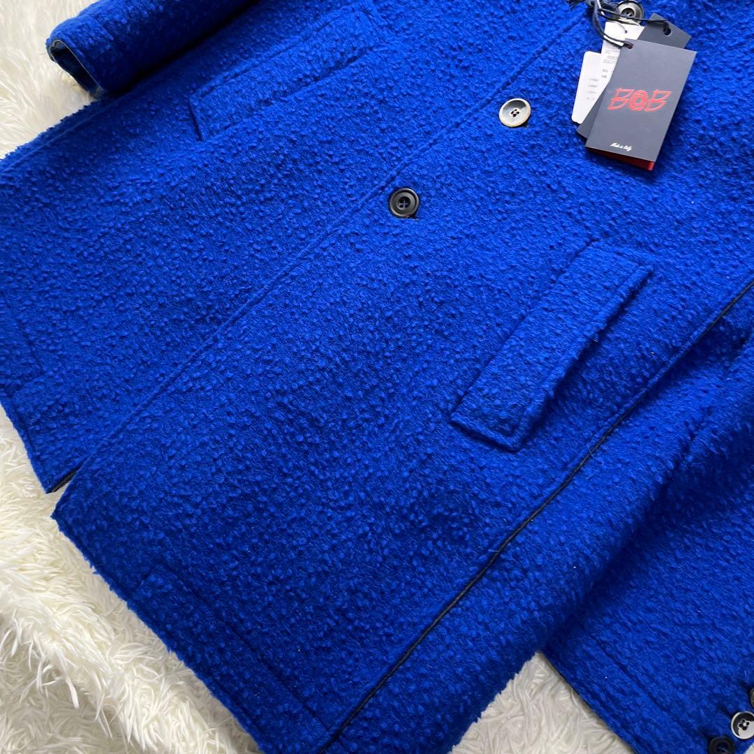 【希少サイズ54】BOB チェスターコート ボンディング ブルー タグ付き