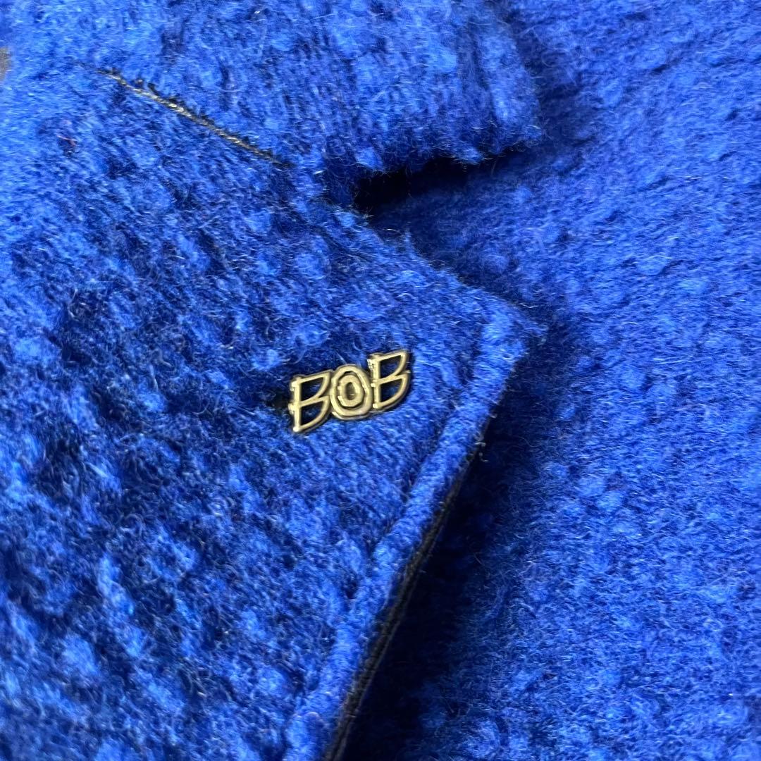 【希少サイズ54】BOB チェスターコート ボンディング ブルー タグ付き