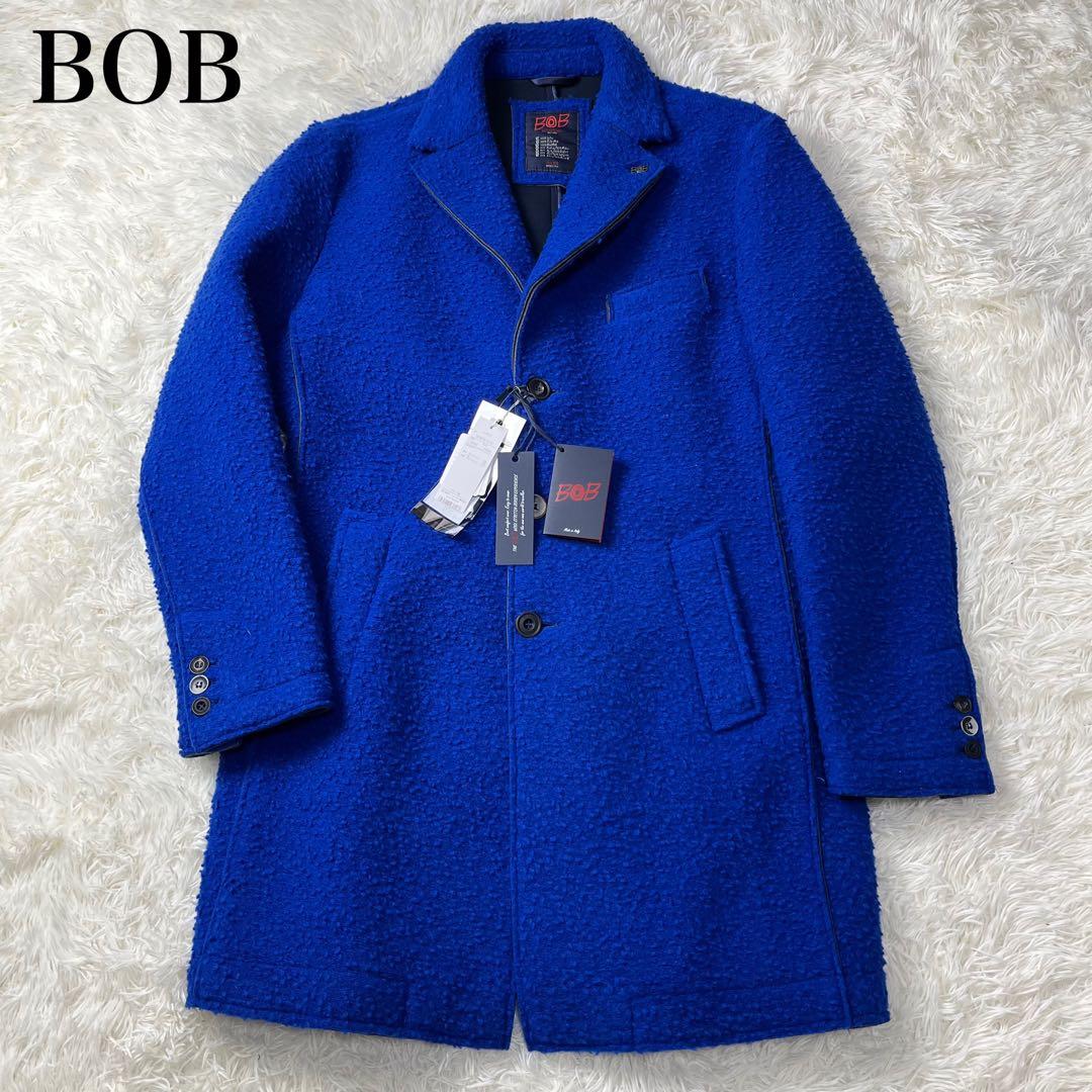 【希少サイズ54】BOB チェスターコート ボンディング ブルー タグ付き