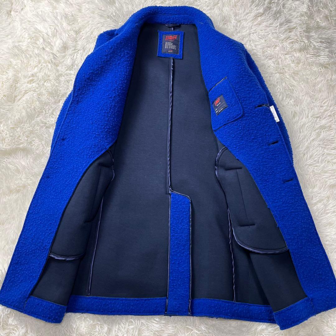 【希少サイズ54】BOB チェスターコート ボンディング ブルー タグ付き