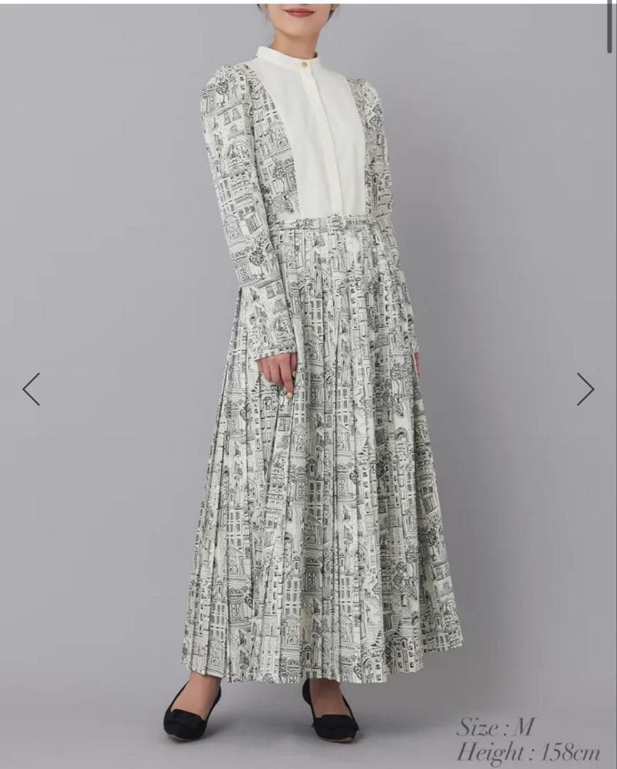 ブラックフライデー期間限定値下げ　セブンテン タウンプリントワンピース