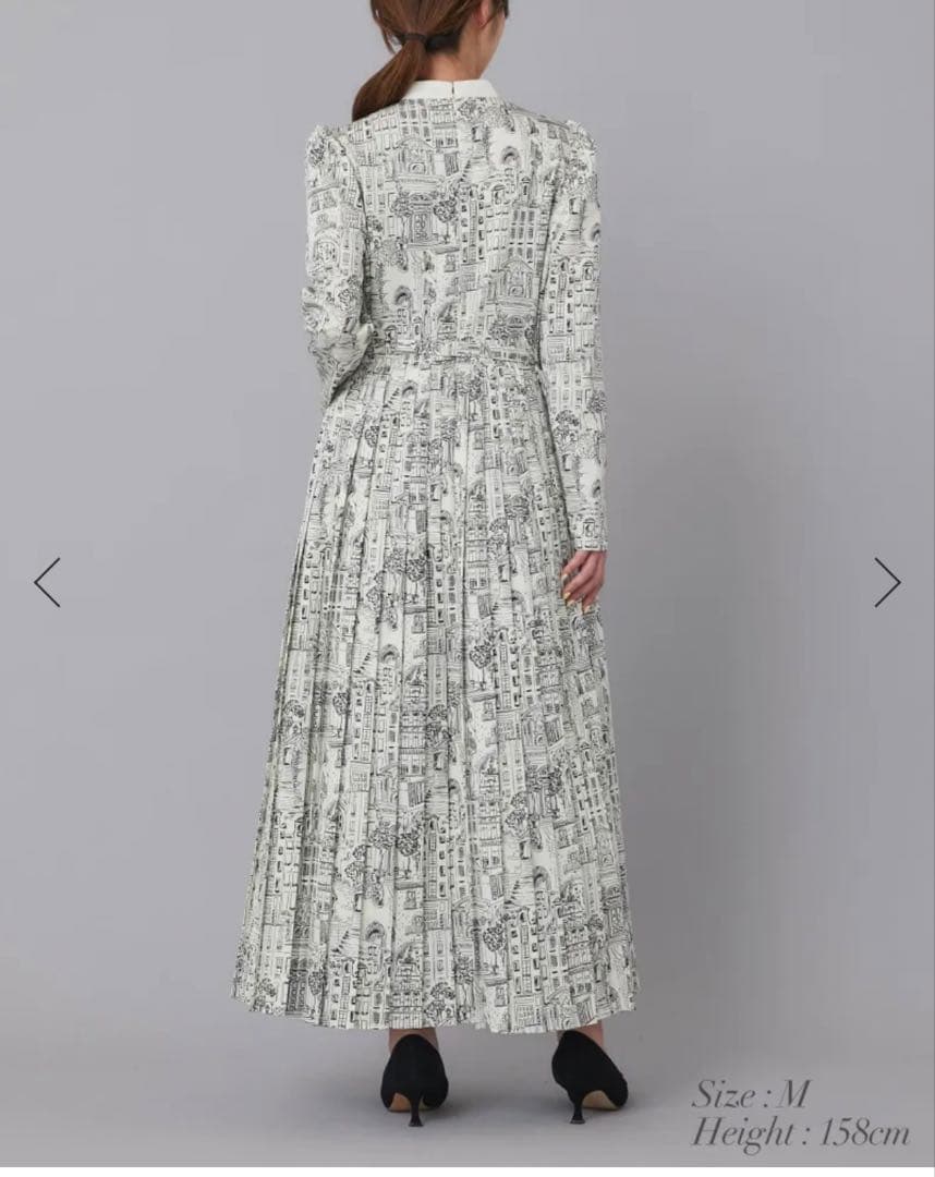 ブラックフライデー期間限定値下げ　セブンテン タウンプリントワンピース