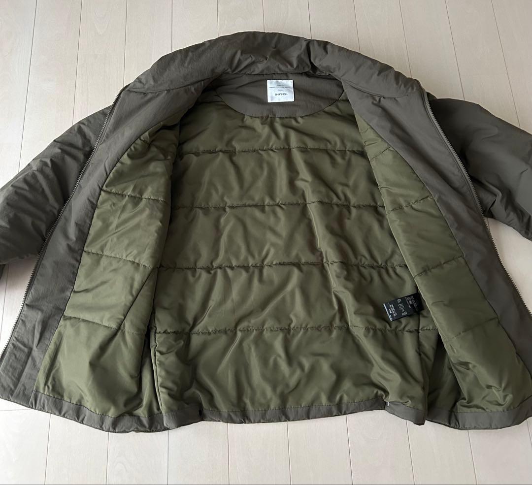 【WEB限定】SHIPS any: 中綿 ダブル ジップ スタンド ブルゾン