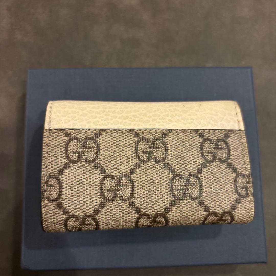 【美品】GUCCI グッチ キーケース GG マーモント ホワイト