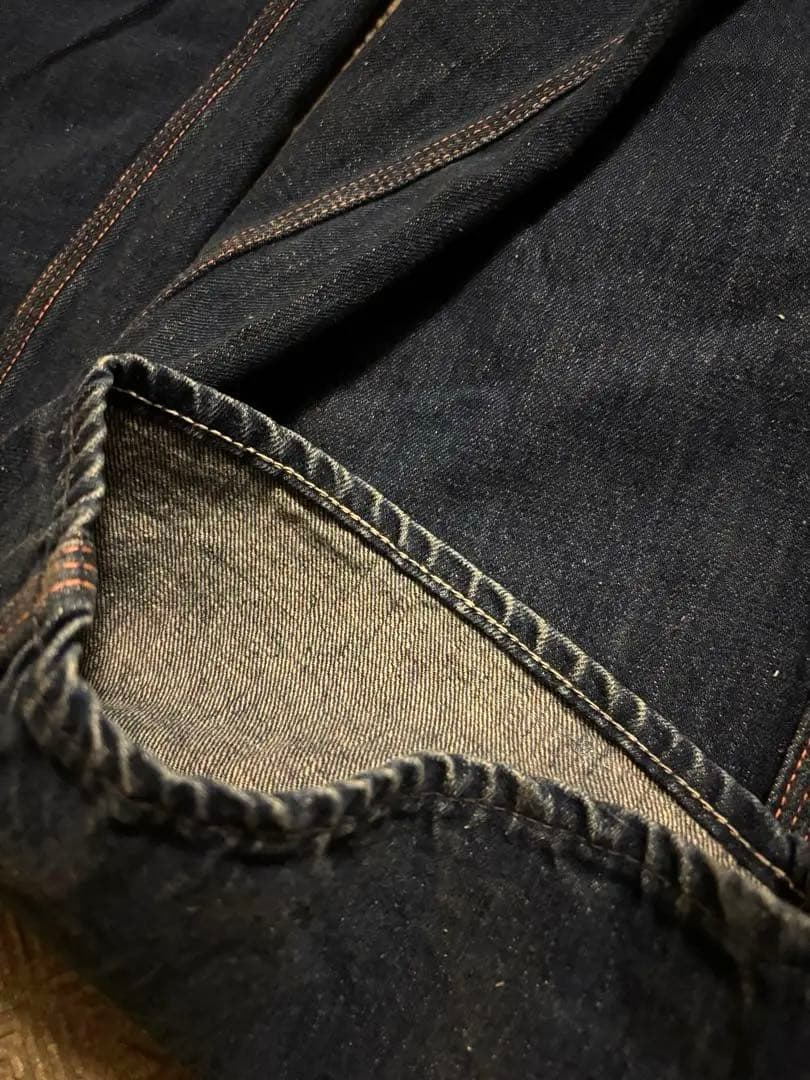 50's BIG MAC ペインター 片爪 縦落ち 濃紺 剥き出しリベット