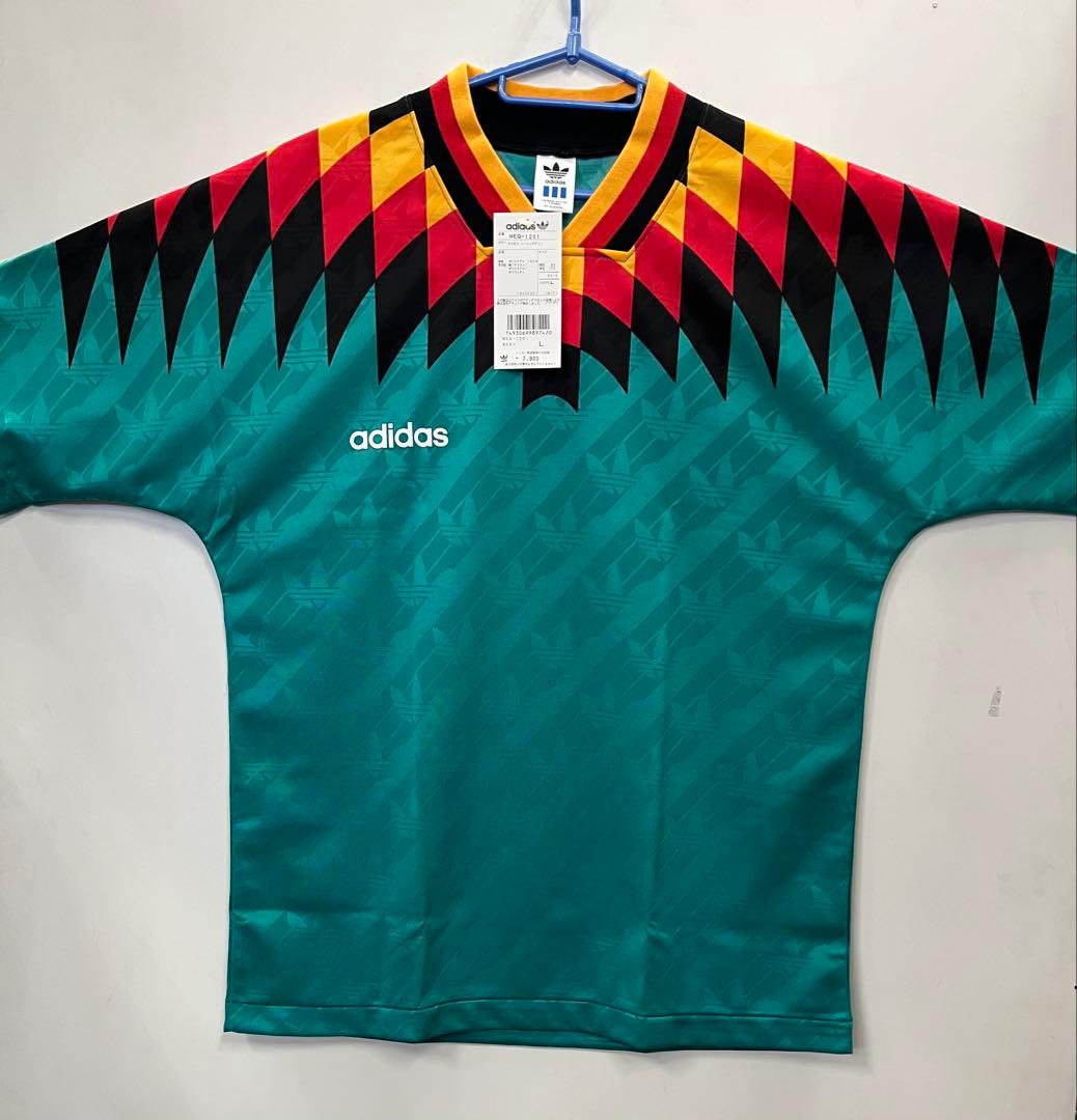 adidas ’94年ワールドカップドイツモデル2ndサッカーシャツLサイズ
