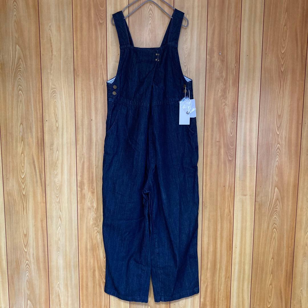 新品・未使用　タグ付　nest Robe ダークブルー デニム オーバーオール