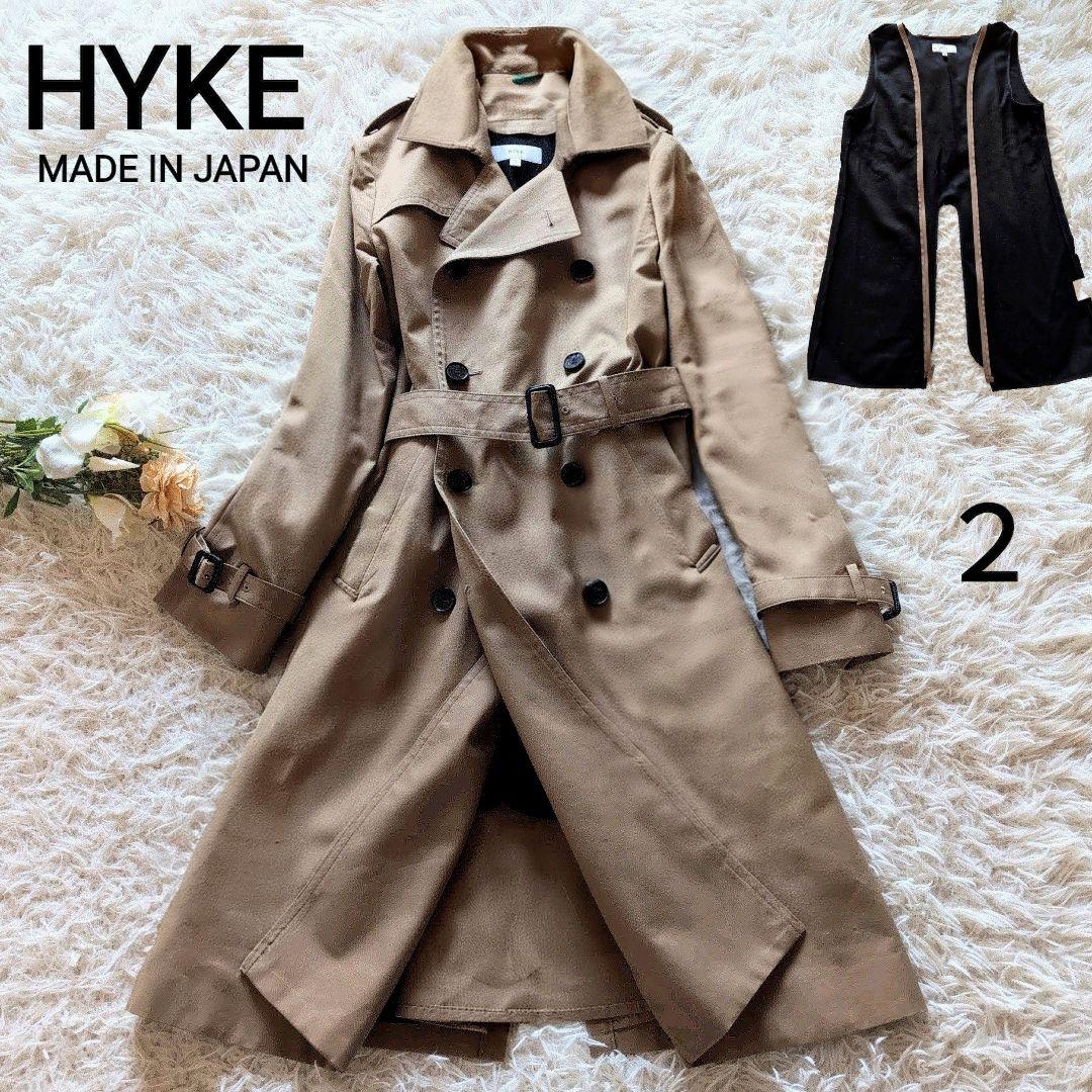 定番✨️HYKE 2wayトレンチコート M ライナー レギュラーフィット 2