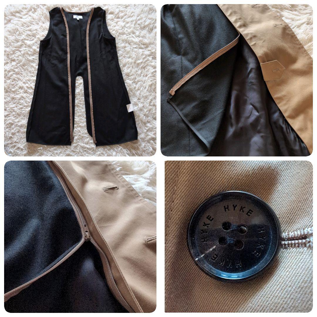 定番✨️HYKE 2wayトレンチコート M ライナー レギュラーフィット 2