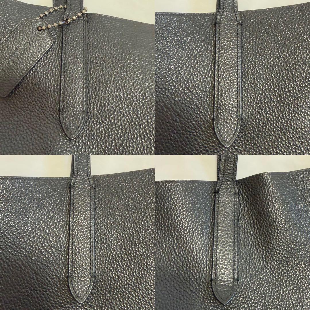 【訳あり極美品】コーチ 67253 ビジネスバッグ レザー 肩掛け 黒 A4可