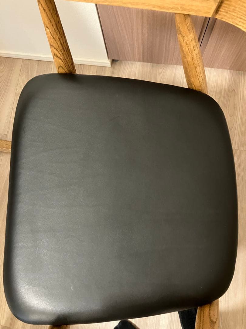 【Quu】MOMONATURAL アーム付きダイニングチェア②