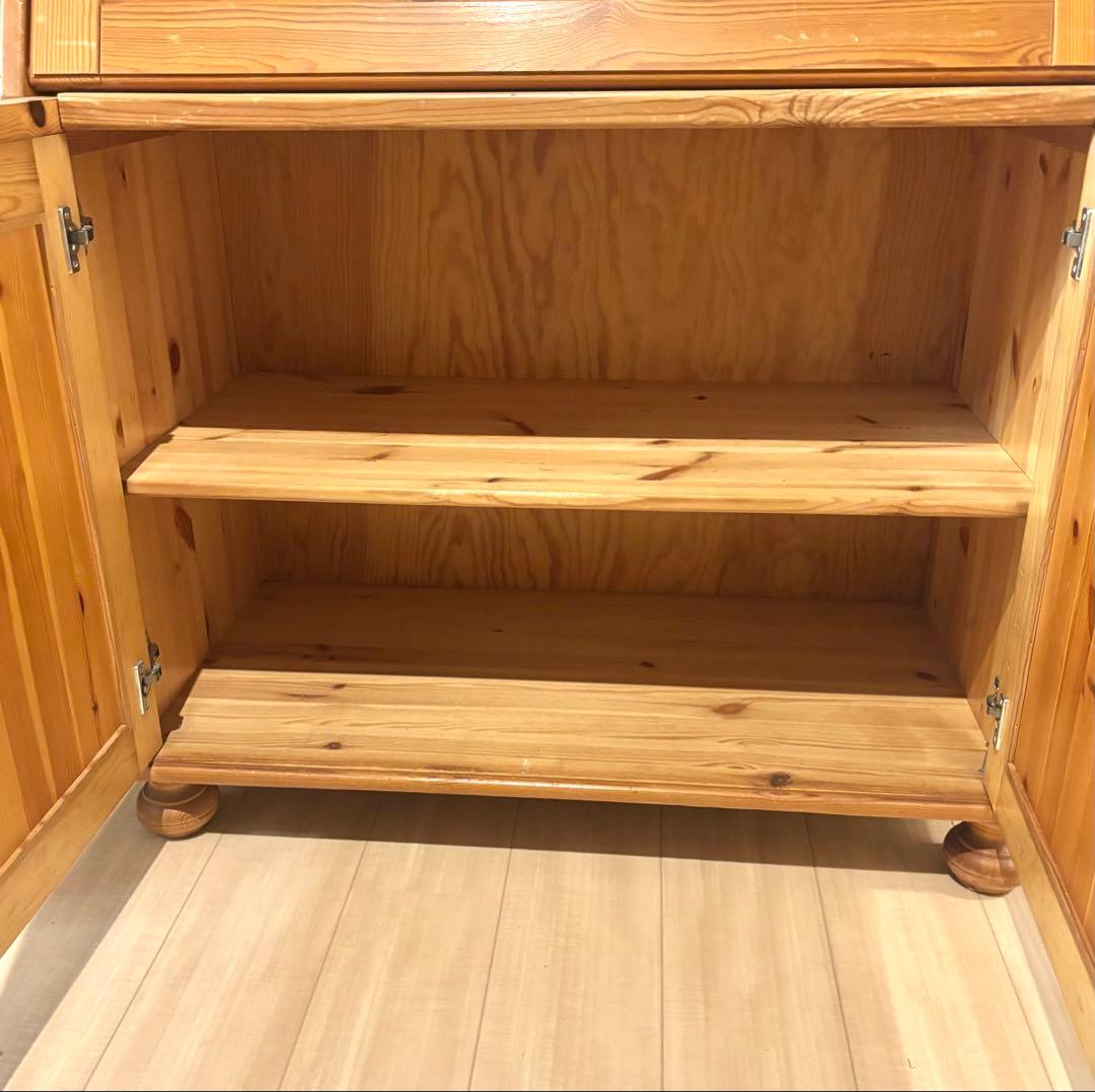 ライティングビューロー　カントリースタイル　木製　デスク