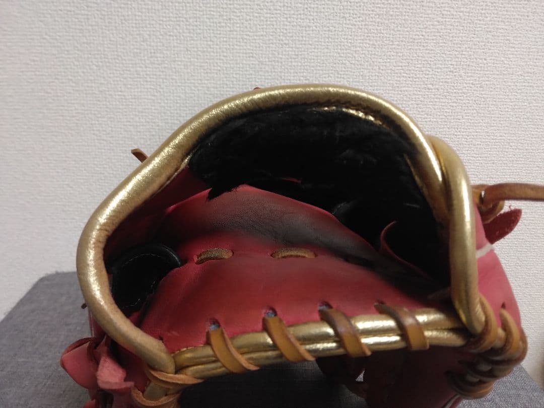 ミズノ一般軟式外野手 ウィルドライブレッド 左投げ(左利き)用