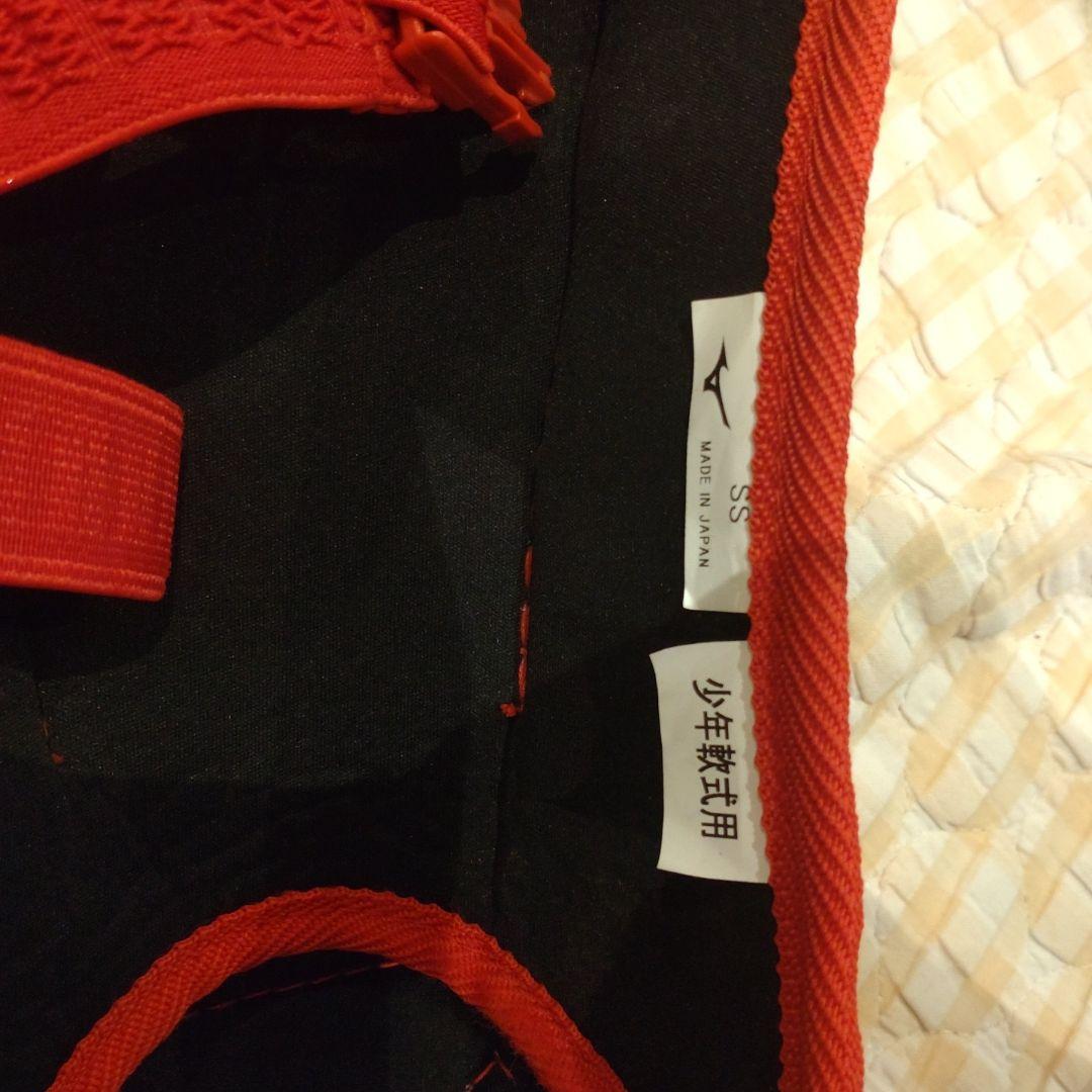 キャッチャー用プロテクターセット レッド（マスク無し）