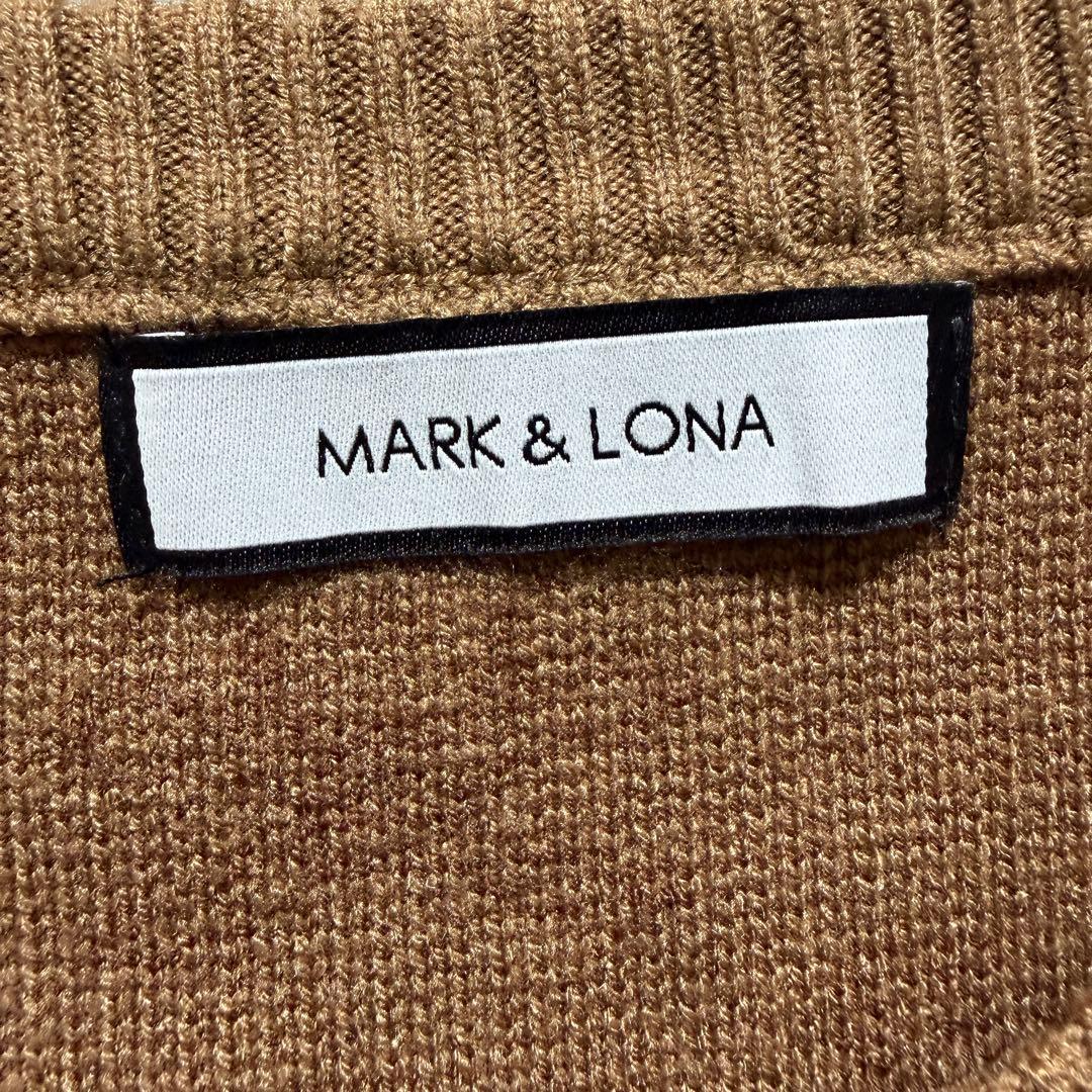 ほぼ未使用 マークアンドロナ 長袖ニット スカル ゴルフウェア L