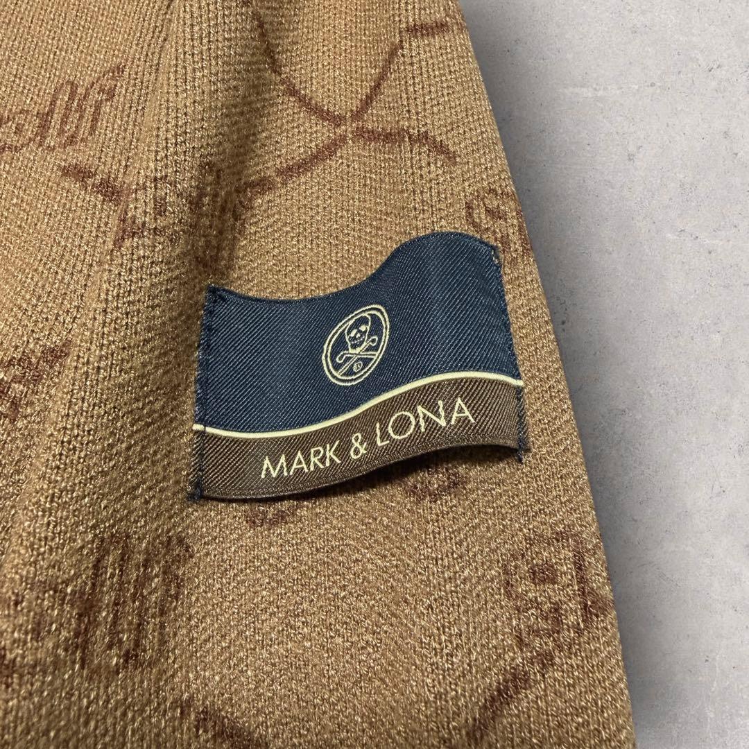 ほぼ未使用 マークアンドロナ 長袖ニット スカル ゴルフウェア L