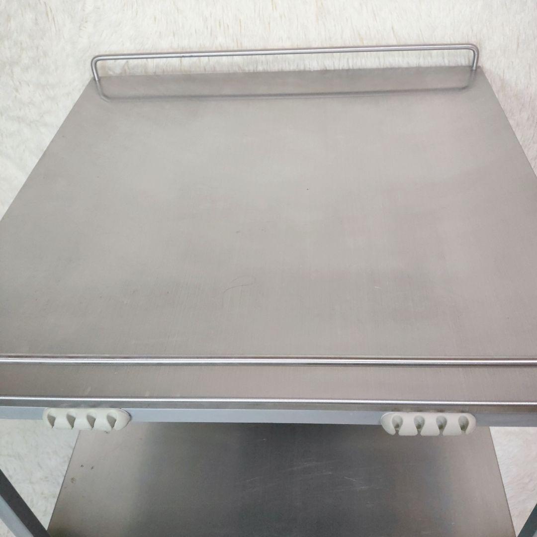 【希少 廃盤モデル】IKEA UDDEN ステンレスワゴン　キッチンワゴン作業台